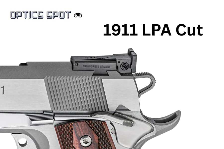 Set de vizare reglabil 1911 [LPA Cut] cu fibre optice 