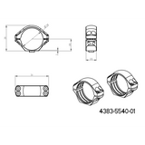 34mm inele montare luneta | bază scurtă Picatinny QD Ergo 