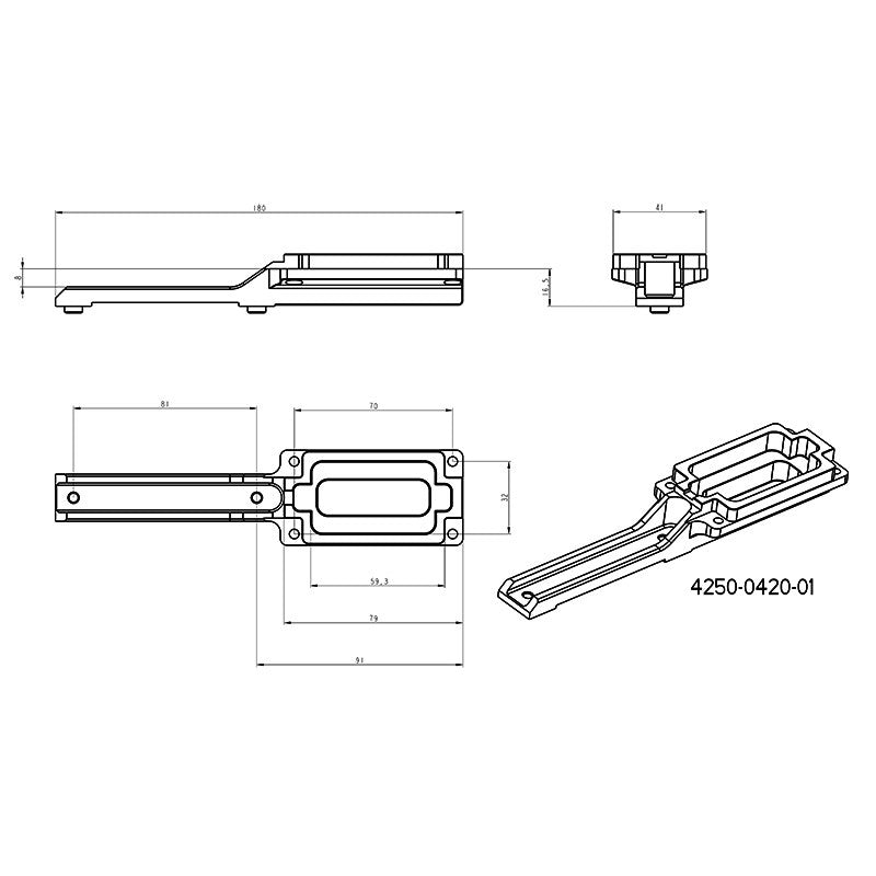 Adaptor pentru Infiray PS II ZZr | Bază Blaser 