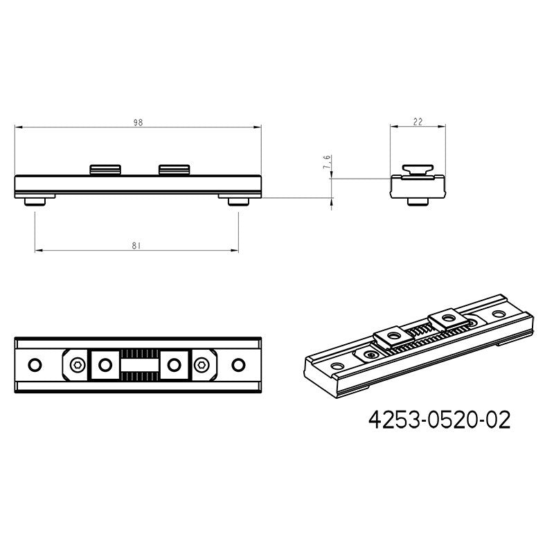 Adaptor pentru Swarovski Schine | Bază Blaser 