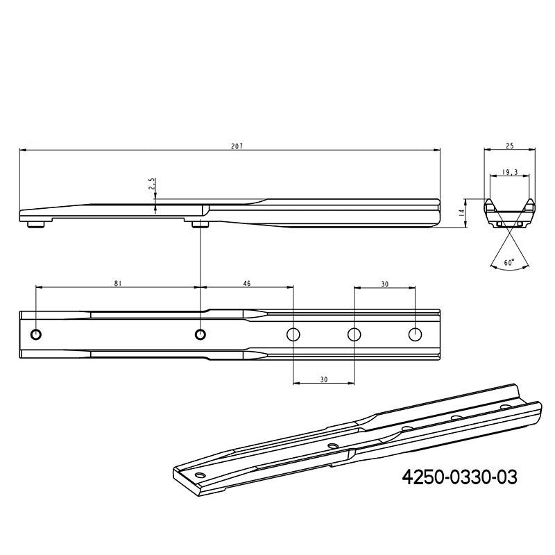 Adaptor pentru InfiRay Rico RL 42, RH 50 | Bază Blaser 