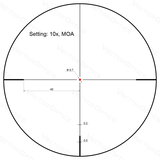 Vector Optics Forester 2-10x40SFP lunetă 