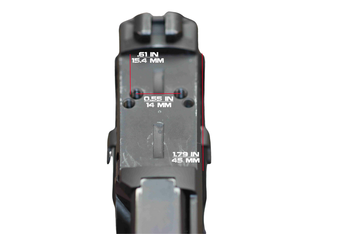Sig P320 XFull placa de punct roșu universal | tip C