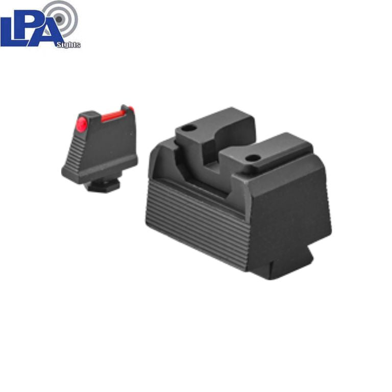 Sig Sauer P220, P226, P229, P320 & P365 Optics Ready set de vizor semi-reglabil | cu fibre optice tip A 