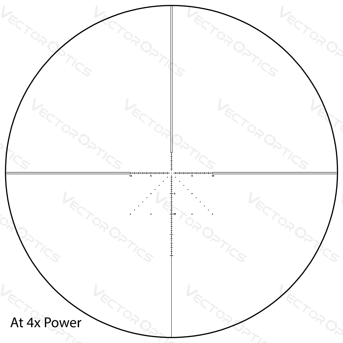 Vector Optics Veyron 4-16x44 IR Primul Plan Focal Iluminat lunetă 