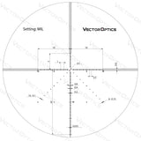 Vector Optics Veyron 6-24x44 IR Plan Focal Prim Iluminat lunetă 