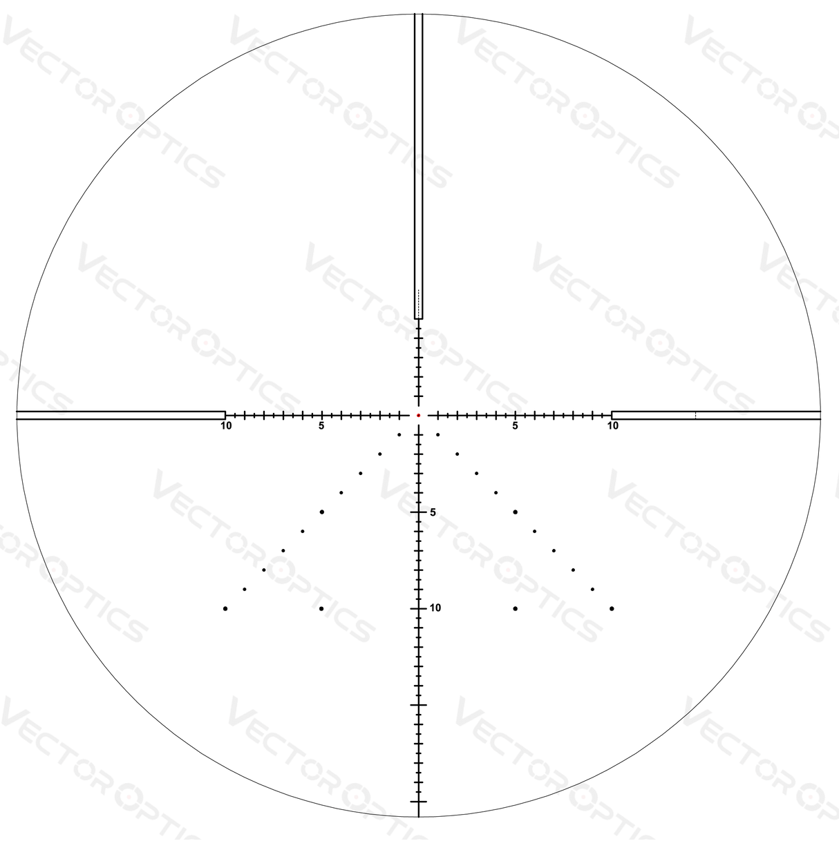 Vector Optics Veyron 4-16x44 IR Primul Plan Focal Iluminat lunetă 