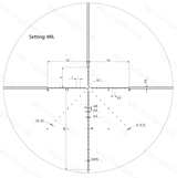 Vector Optics Veyron 4-16x44 IR Primul Plan Focal Iluminat lunetă 